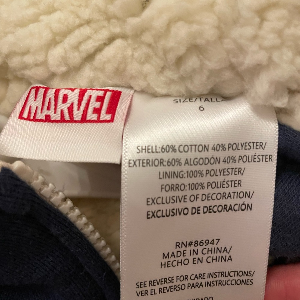 Marvel Plush Hoodie - Picture 5 of 5